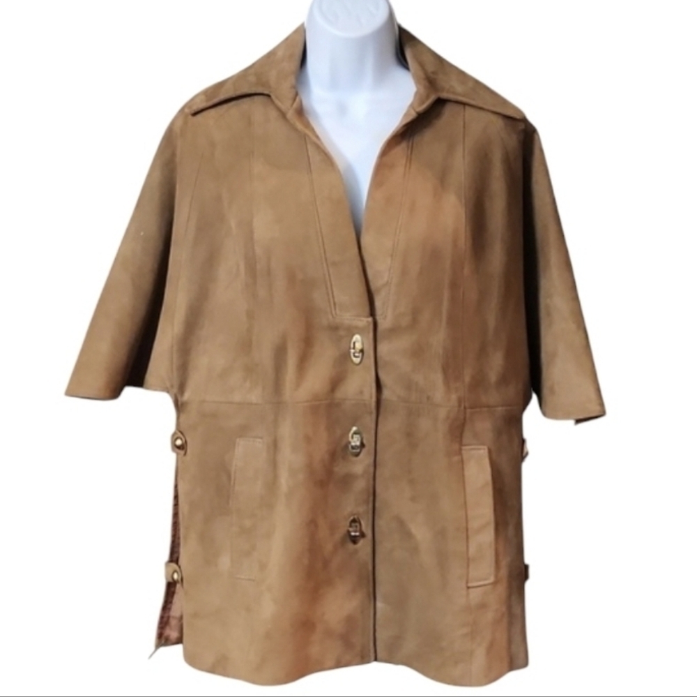 Women's Tan Suede Jacket